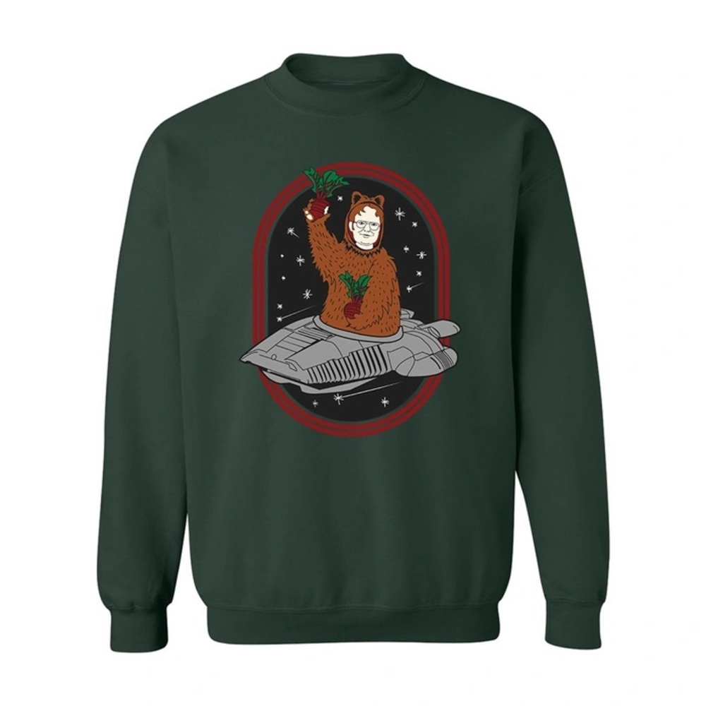 Rainn Wilson Dwight Schrute Beets Crew Neck - Picture 1 of 2